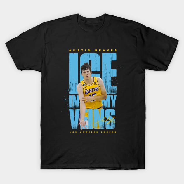 Austin Reaves Ice In My Veins T-Shirt by Juantamad